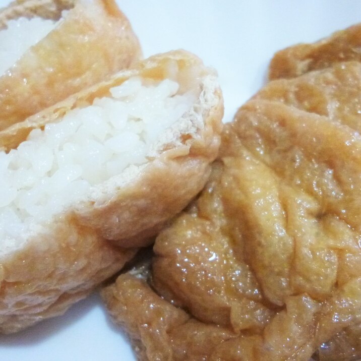 冷凍保存して　いろいろ使える　油揚げの甘煮